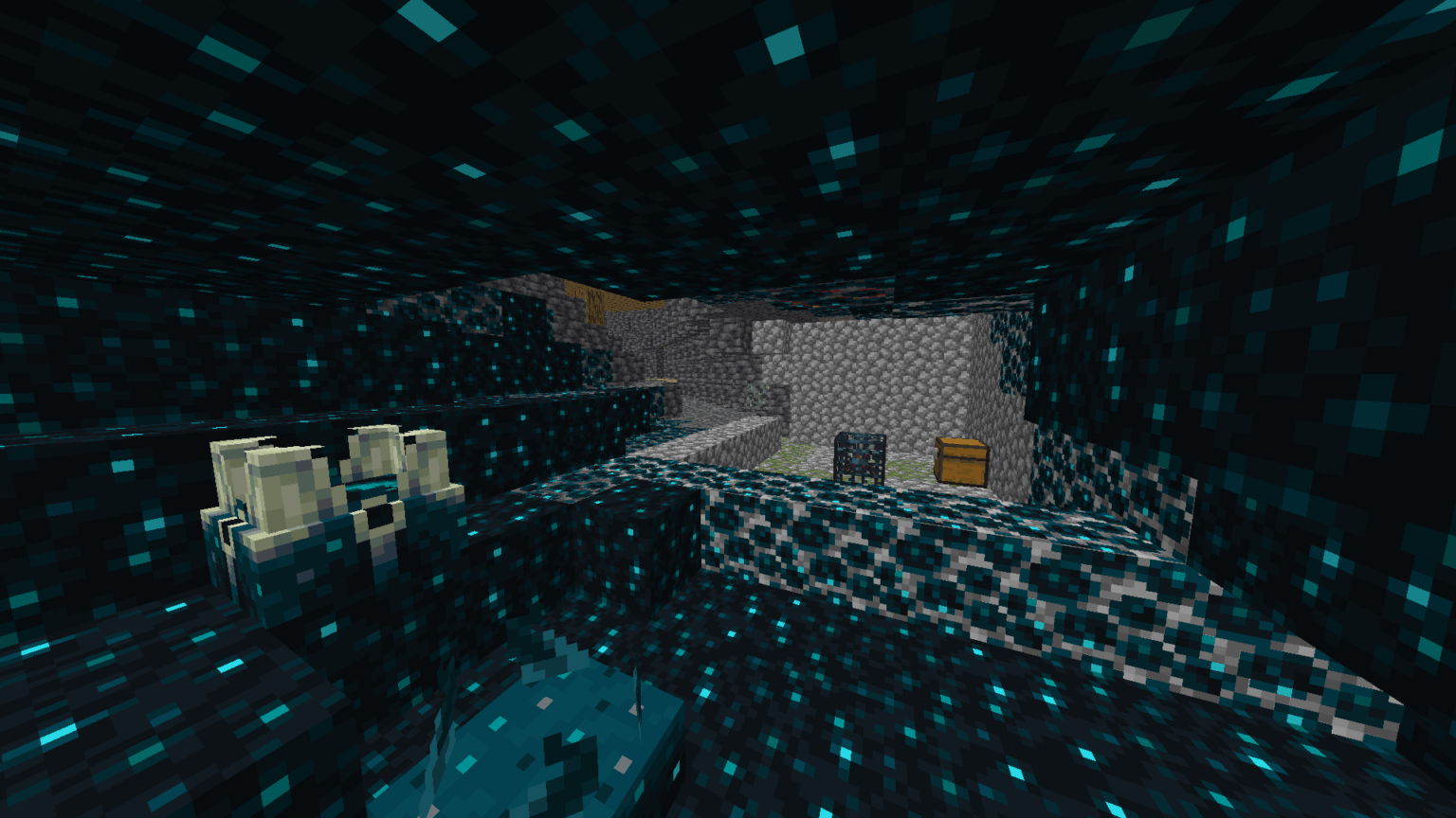 ディープダーク + モンスタースポナー + 廃坑