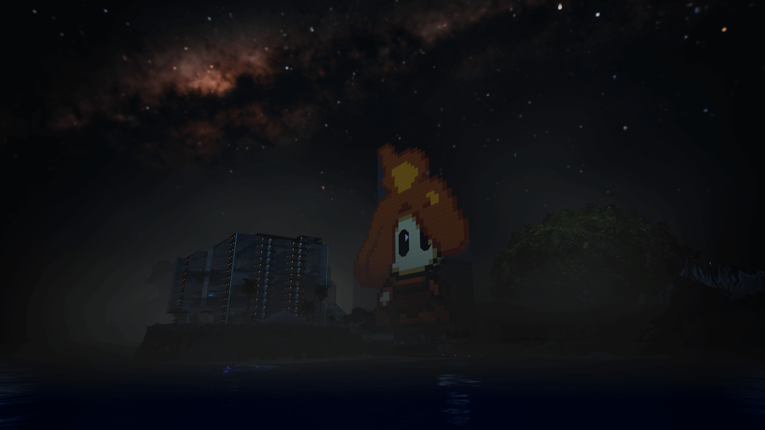 パルワールドの夜は空が綺麗に見えます！