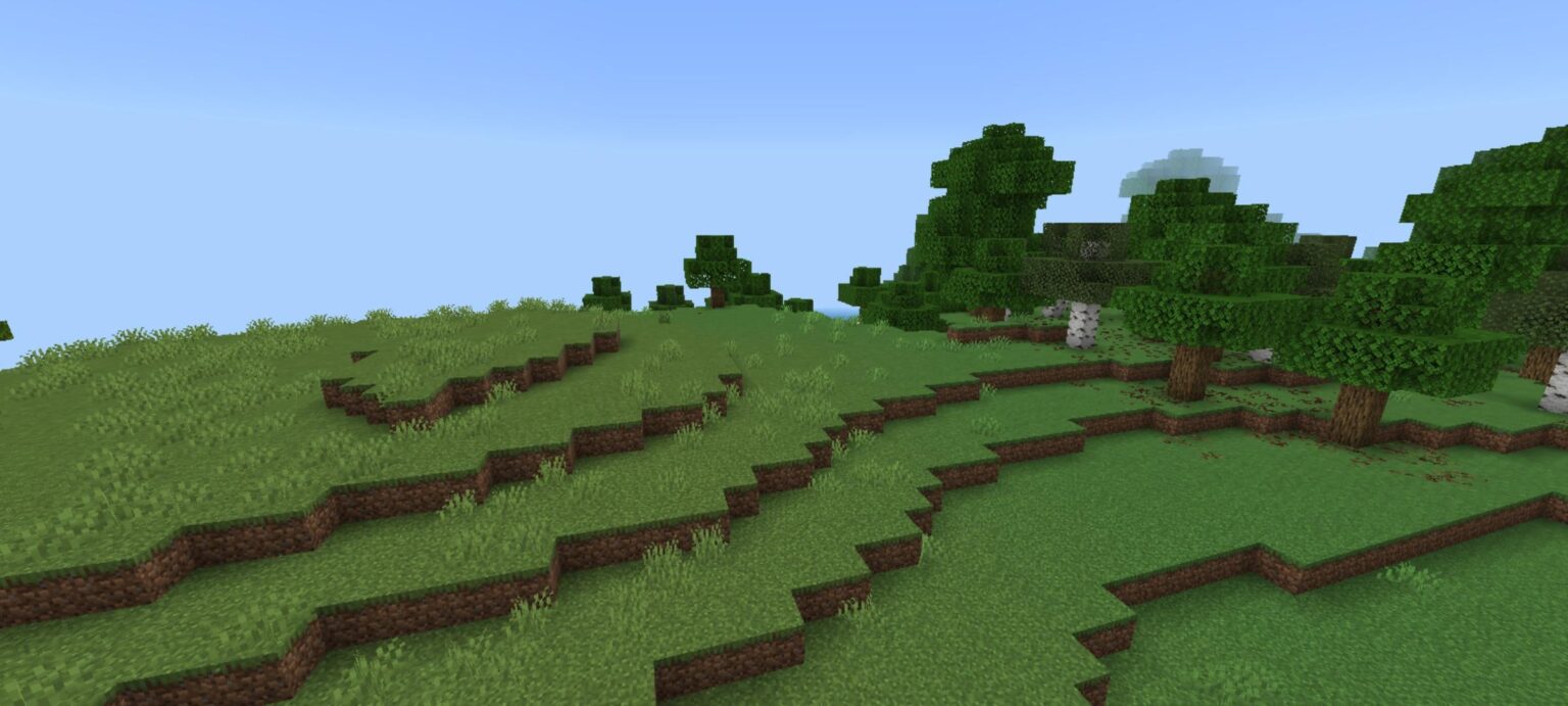 ああ、これまでで最も珍しい種を見つけました!!!森の隣に平原バイオームがあります!!!これは世界記録ですか