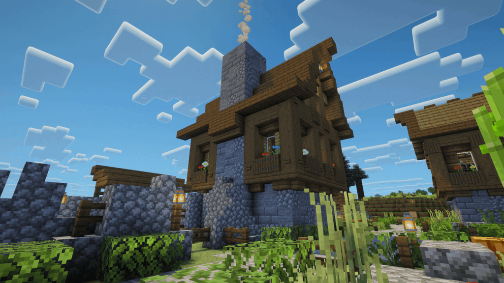 私の村にある最近の中世の家！