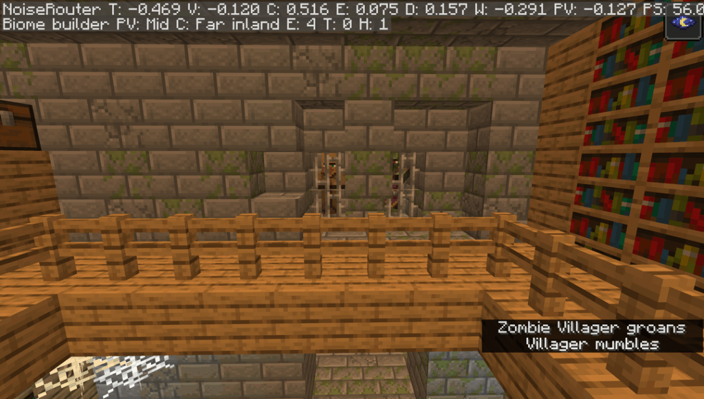 イグルーの住人が要塞図書館で刑務所に！シード:-3017345380422181164