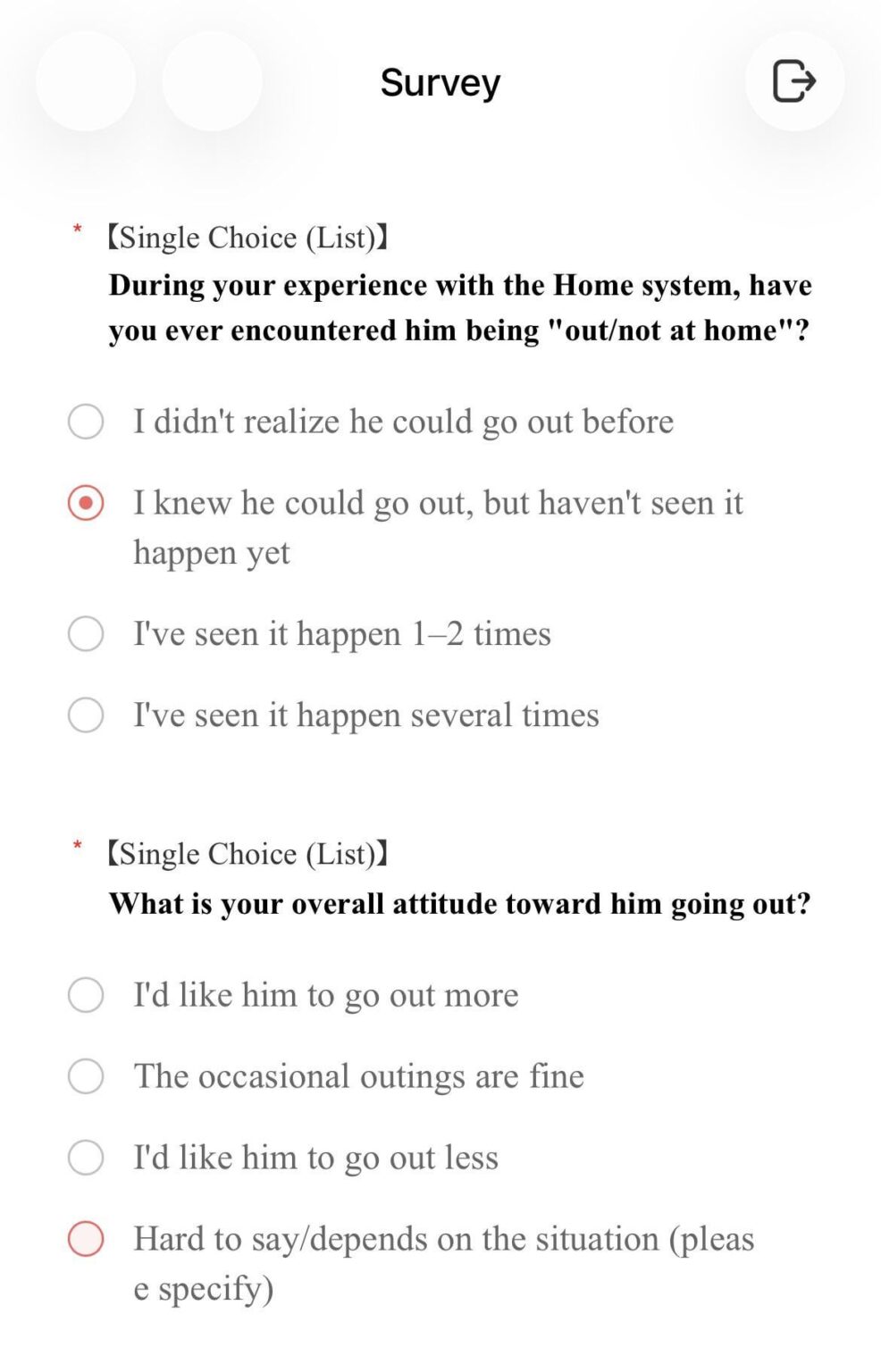 アンケートではこれを予想していなかったので、とても面白いです 😂