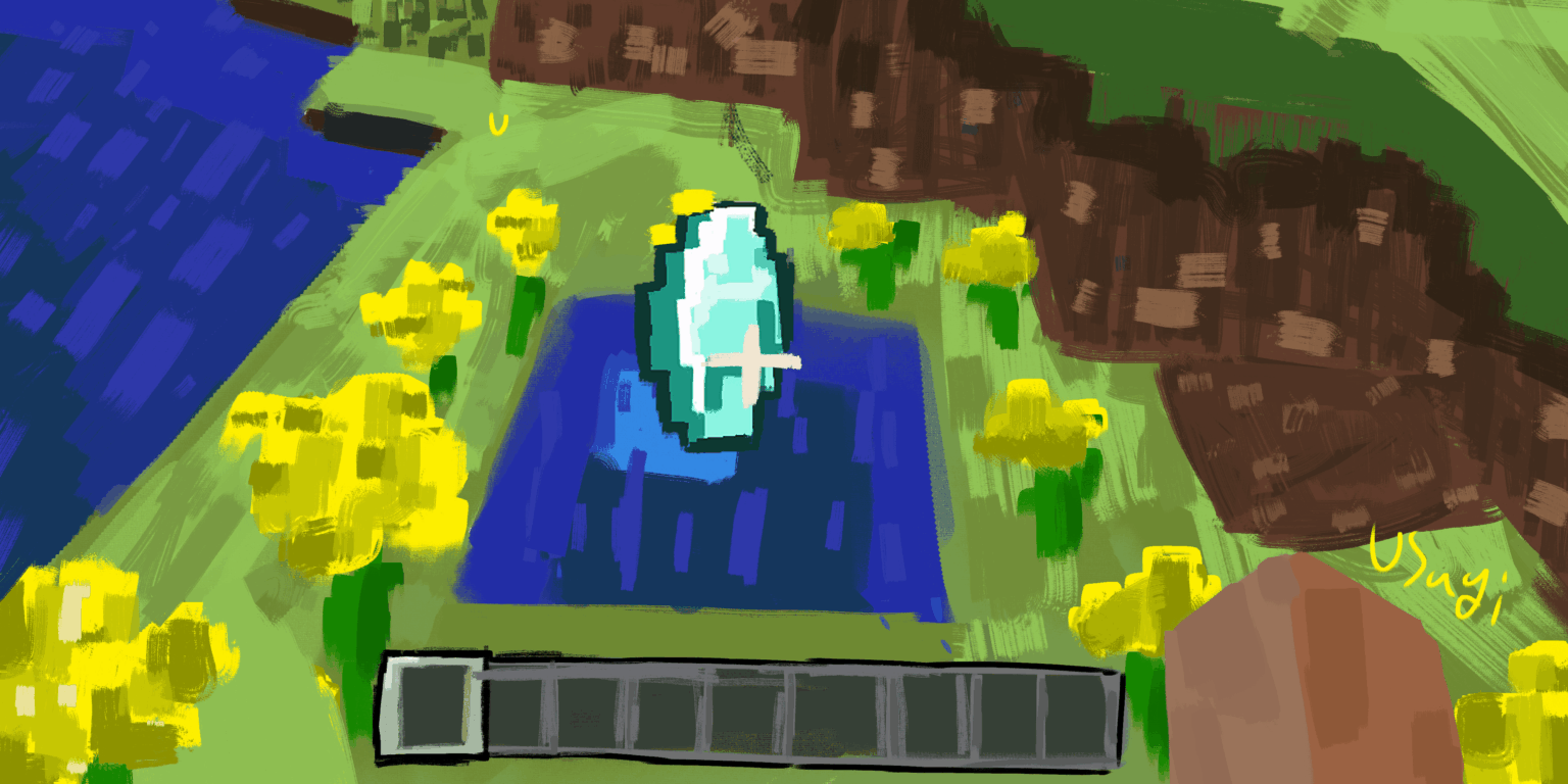 幼少期の思い出を油絵風に描きました。これに何という名前を付けましょうか?