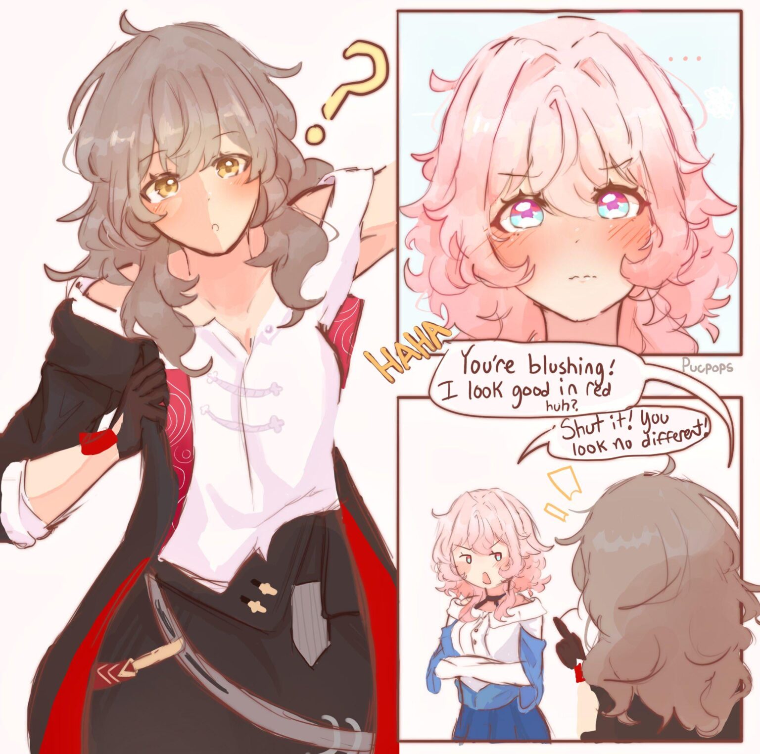 ステラマーチ;ボタンのないシャツ (@PucPops 作)