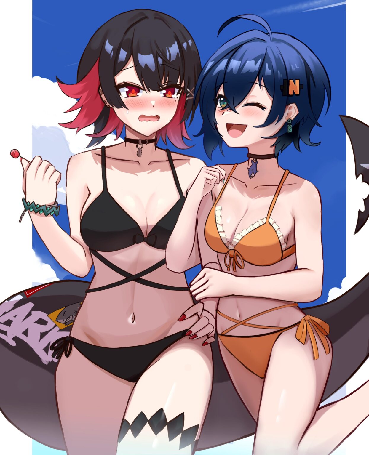 ベルとエレンズのビーチデート🏖️👙(zysora)