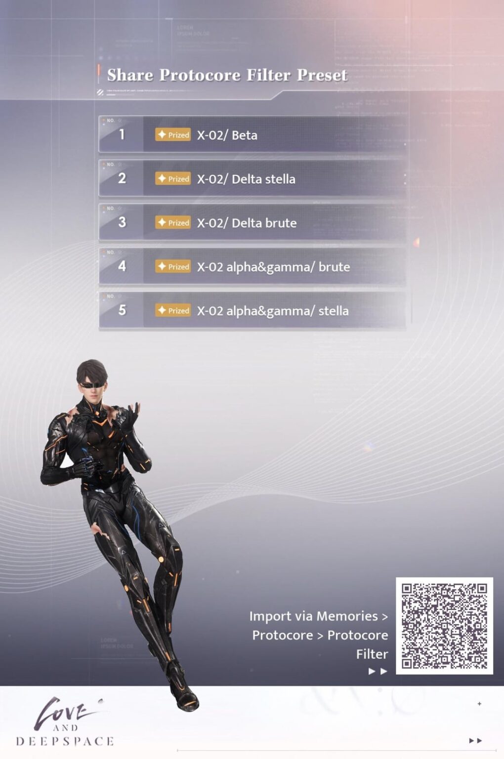 FAとX-02のプロトコアフィルターを作りました！