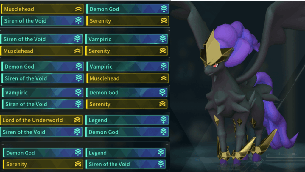 フロスタリオン ノクトの最適なパッシブについて考えますか?