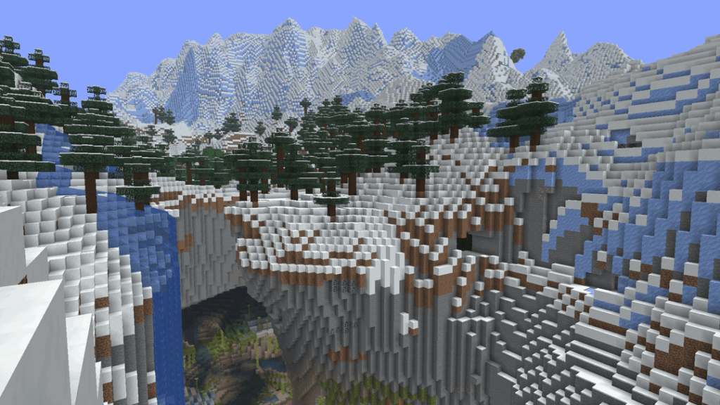 洞窟と崖の縮図 [1763933243419527125 @ (-213, 3204)]