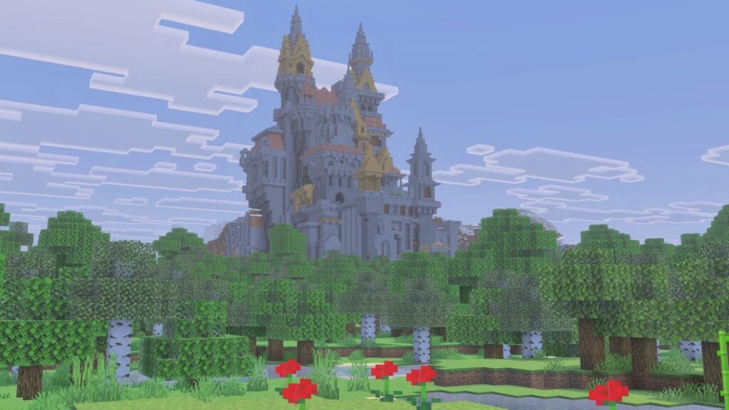 城は完全には完成していません、おそらく2年前に建てられました