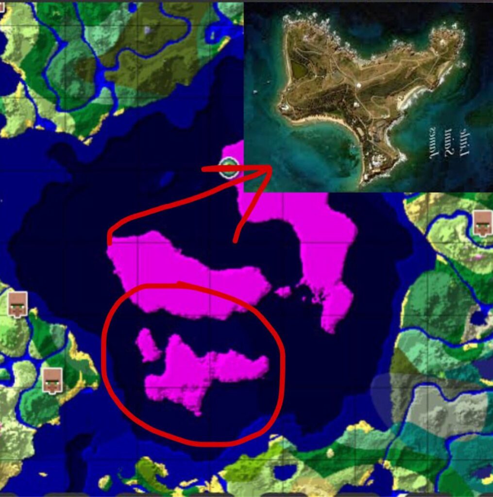 私は気が狂っているのでしょうか、それとも実際には小さなセントジェームス島を反転させたようにほぼ同じに見えるのでしょうか？