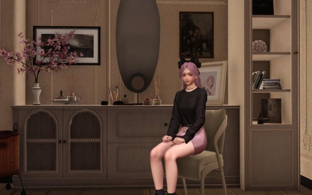 ホーム機能に化粧台のようなエリアを作りました！