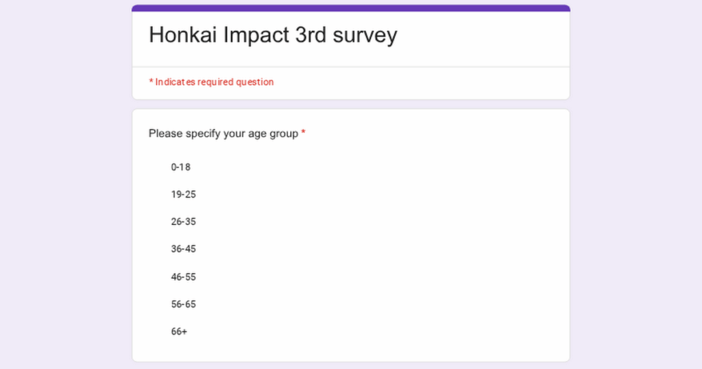 キャラクターデザインに関するアンケート