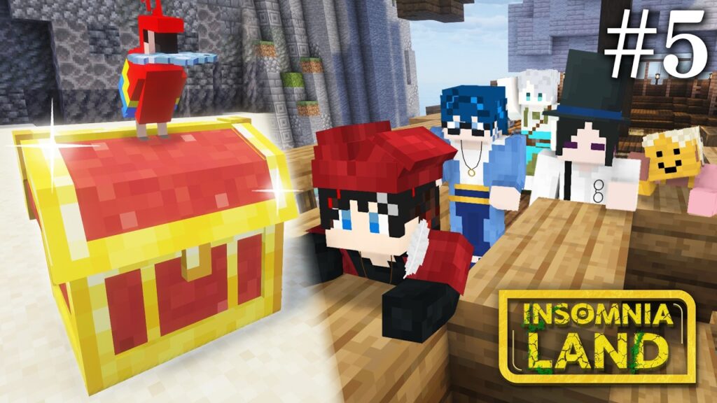 【マインクラフト😜】辿り着いた最後の島！ゲームクリアだ！！ EP5「NO MAIN ISLAND」【INSOMNIA LAND】【マイクラ実況】