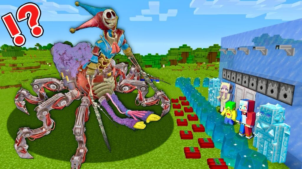 ポピープレイタイムの『プロトタイプ』 vs 最強セキュリティハウス🔥【マイクラ まいくら】ぽっぴんず