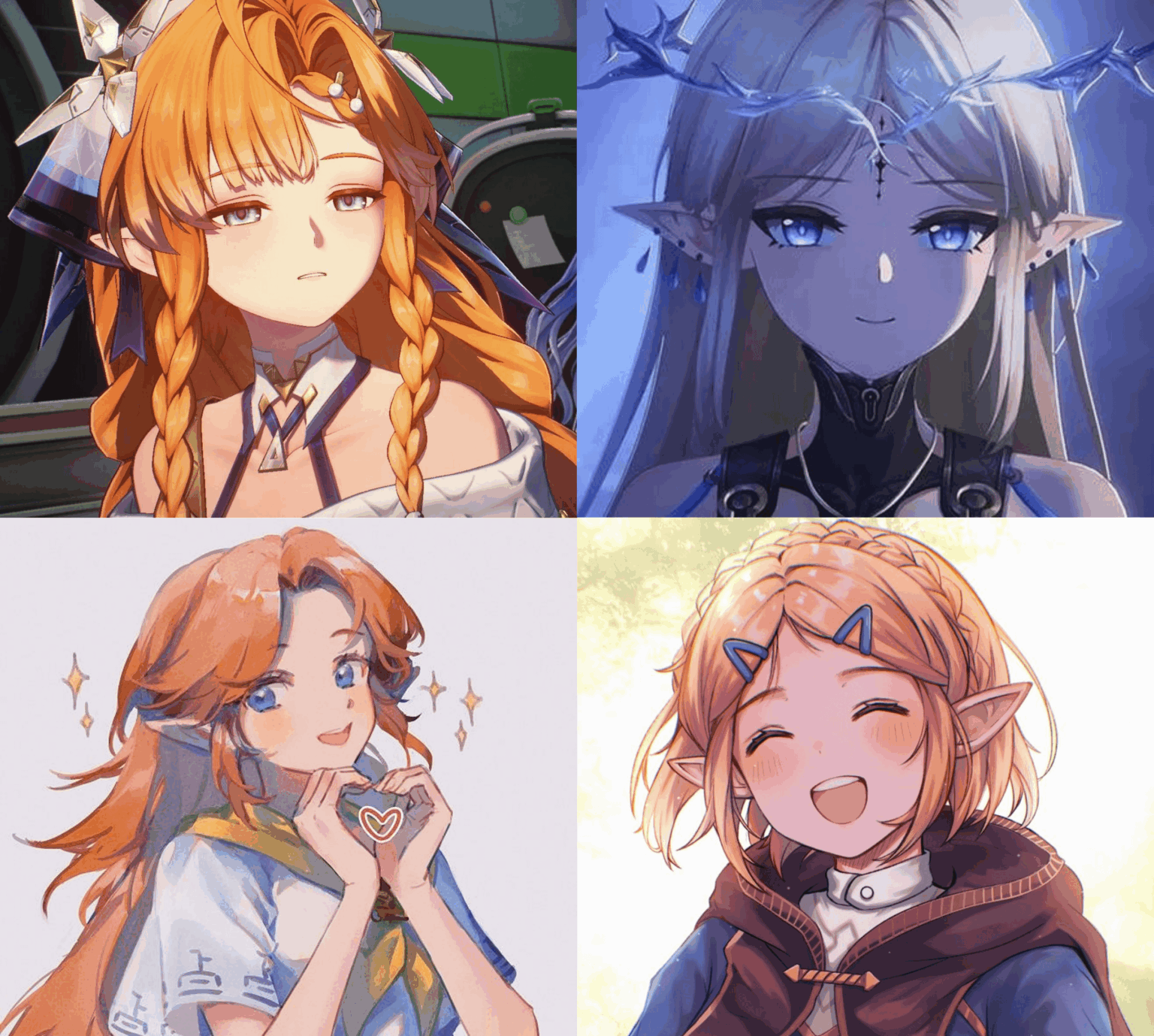 ウワのマロンとゼルダ姫