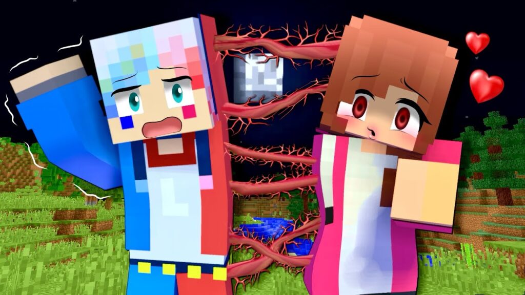 超怖いヤンデレと男女合体してしまうマインクラフト😱【マイクラ まいくら】ぽっぴんず