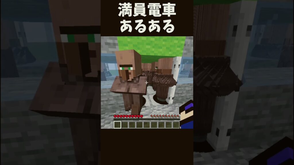 満員電車あるある【マイクラ】