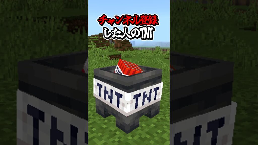 〇〇した人のTNT【マインクラフト】#マイクラ #shorts