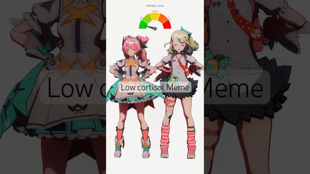 LowCortisole Meme ×ZenlessZoneZero アリア・千夏