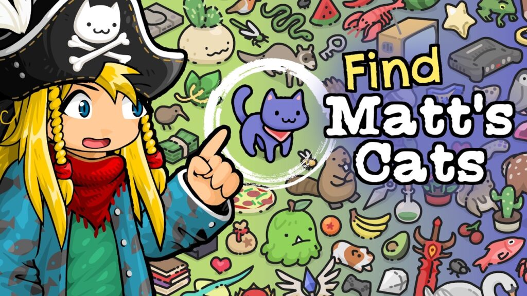 かわいい動物たちが暮らす世界をつっつきまくる宝探しゲーム「Find Matt's Cats」，Steamで配信開始