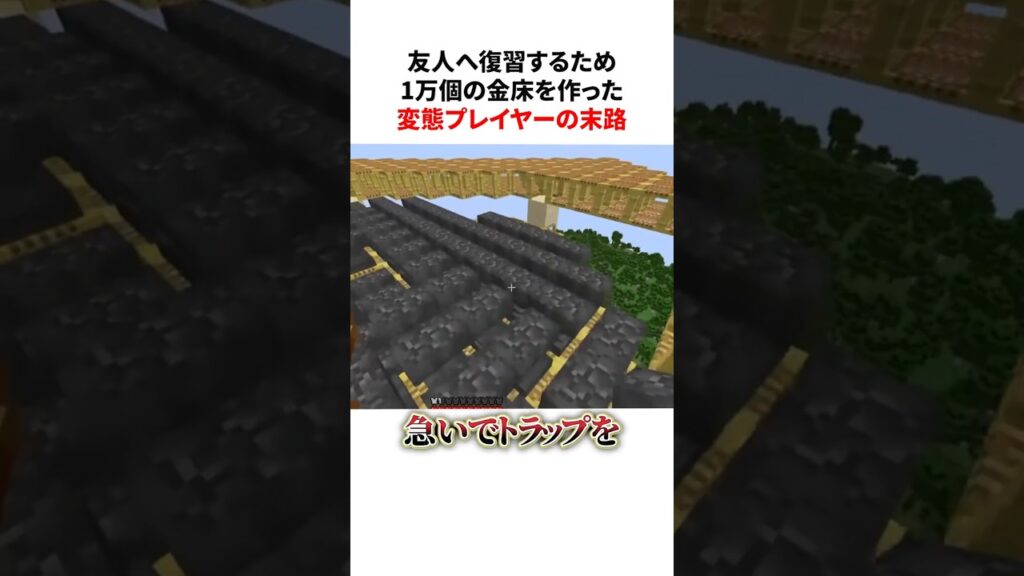 友人へ復習するために1万個の金床を作った変態プレイヤーの末路