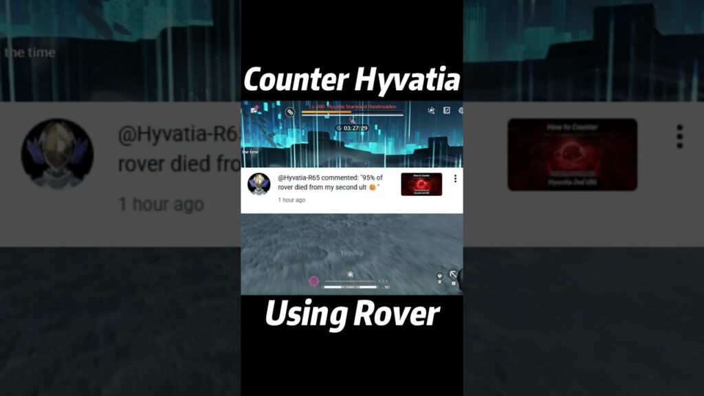 Use Rover Counter Hyvatia 2nd Ulti. #wutheringwaves #鸣潮 #wuwa