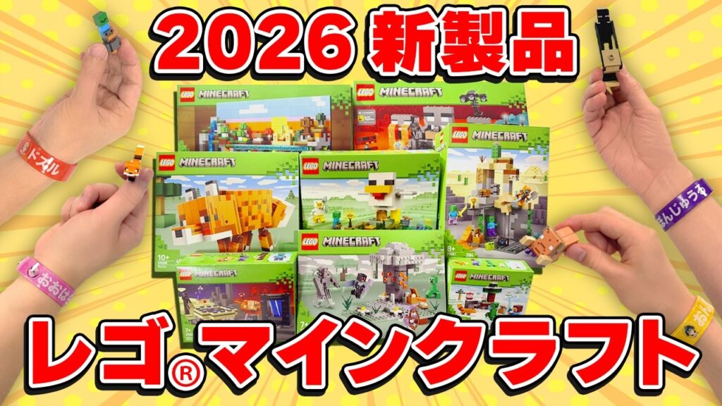 【実写】みんなで仲良く組み立てます!【レゴ®マインクラフト】 【実写】みんなで仲良く組み立てます!【レゴ®マインクラフト】