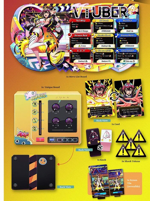 画像ギャラリー No.011のサムネイル画像 / マーブルを揃えて消し,必殺技を放て! 落ちものパズルと対戦格闘を組み合わせたボードゲーム「Re;MATCH」のクラファンを実施中