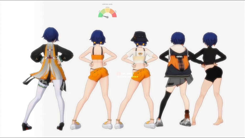 BELLE LOW CORTISOL MEME DANCE【ゼンレスゾーンゼロ:ZZZ MMD／4K／60FPS】 #zzz #shorts #belle