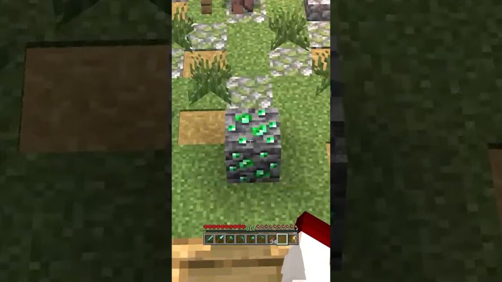 村人のエメラルドを盗んでみた #マイクラ #マインクラフト #minecraft #shorts