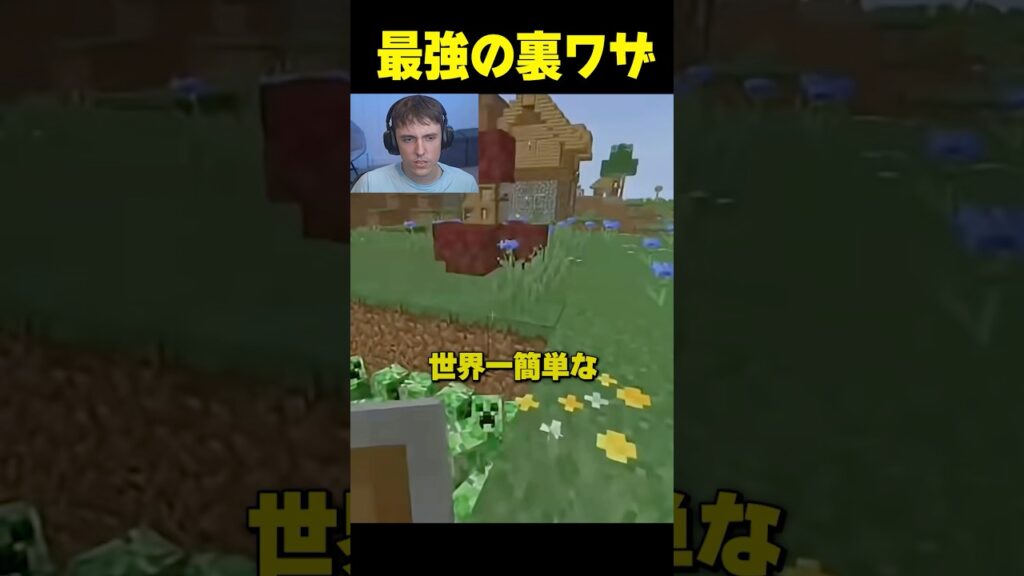 最強の裏ワザ #shorts  #マイクラ #マインクラフト