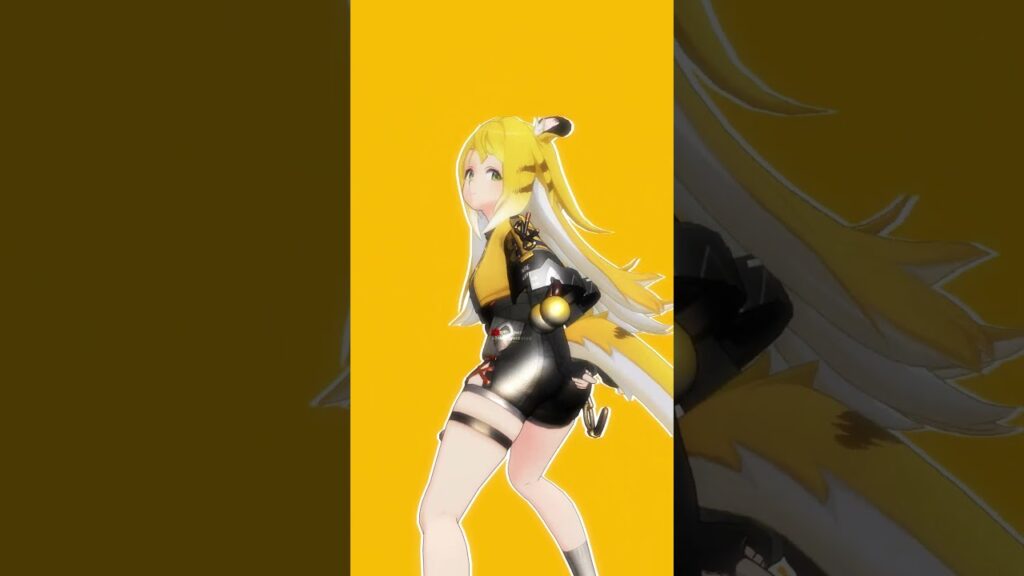 JU FUFU 🐯  - IT HURTS A LITTLE【ゼンレスゾーンゼロ:ZZZ MMD／4K／60FPS】 #zzz #shorts #jufufu