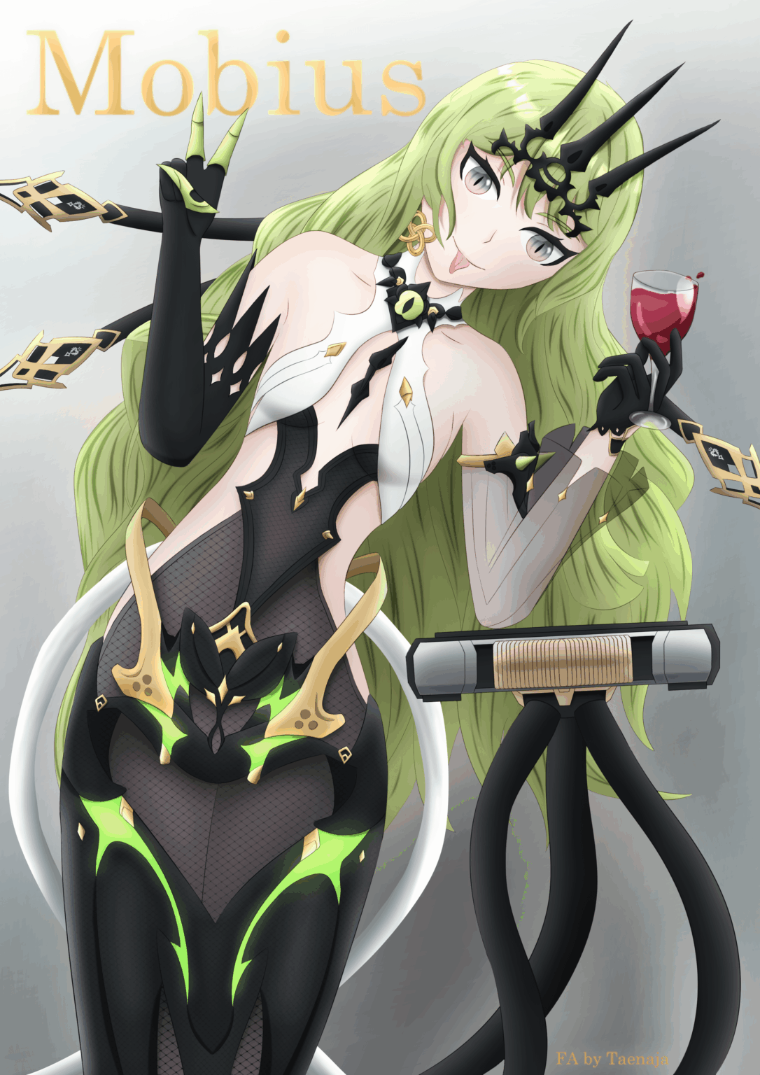 このゲームの最高の妻が新しいバトルスーツを手に入れるまでの画像、661日目：スネークワイン