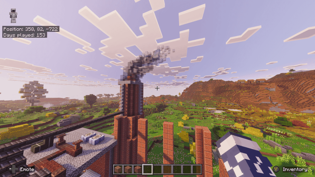 煙を立てる初の試み。考えは？