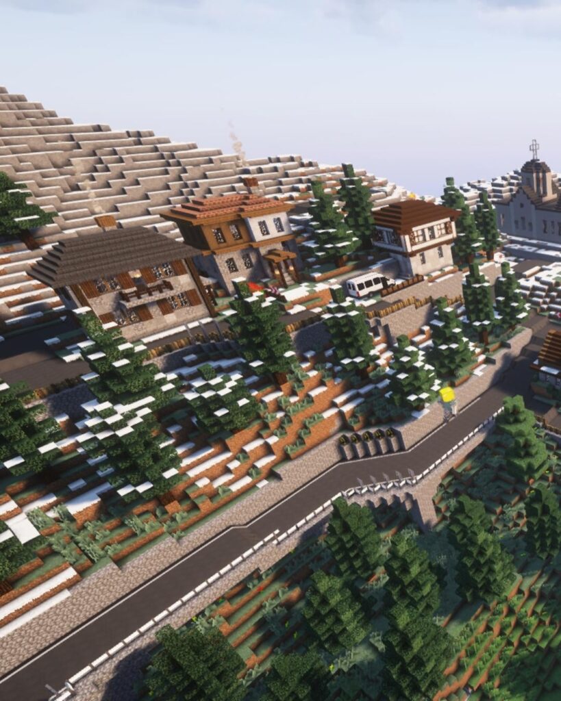 私たちは山間の村を作っています