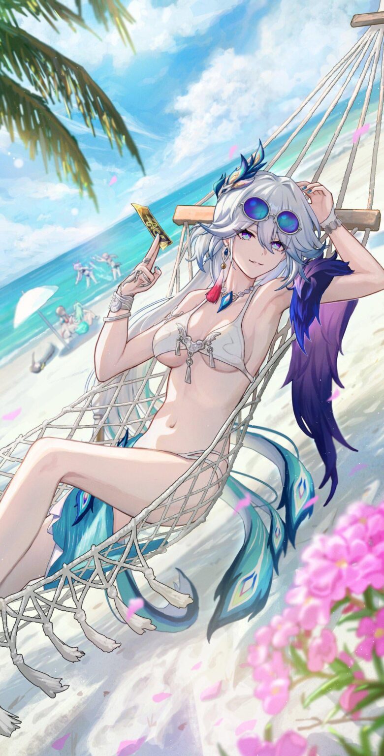 ビキニ姿のヤオ・グアン (Art by isome)