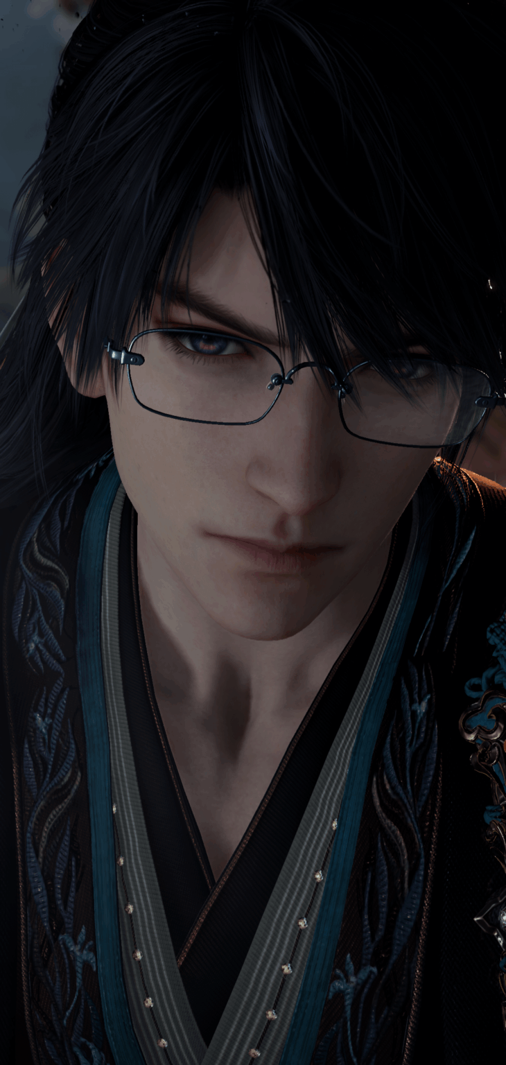 彼が両方の視線を向けると