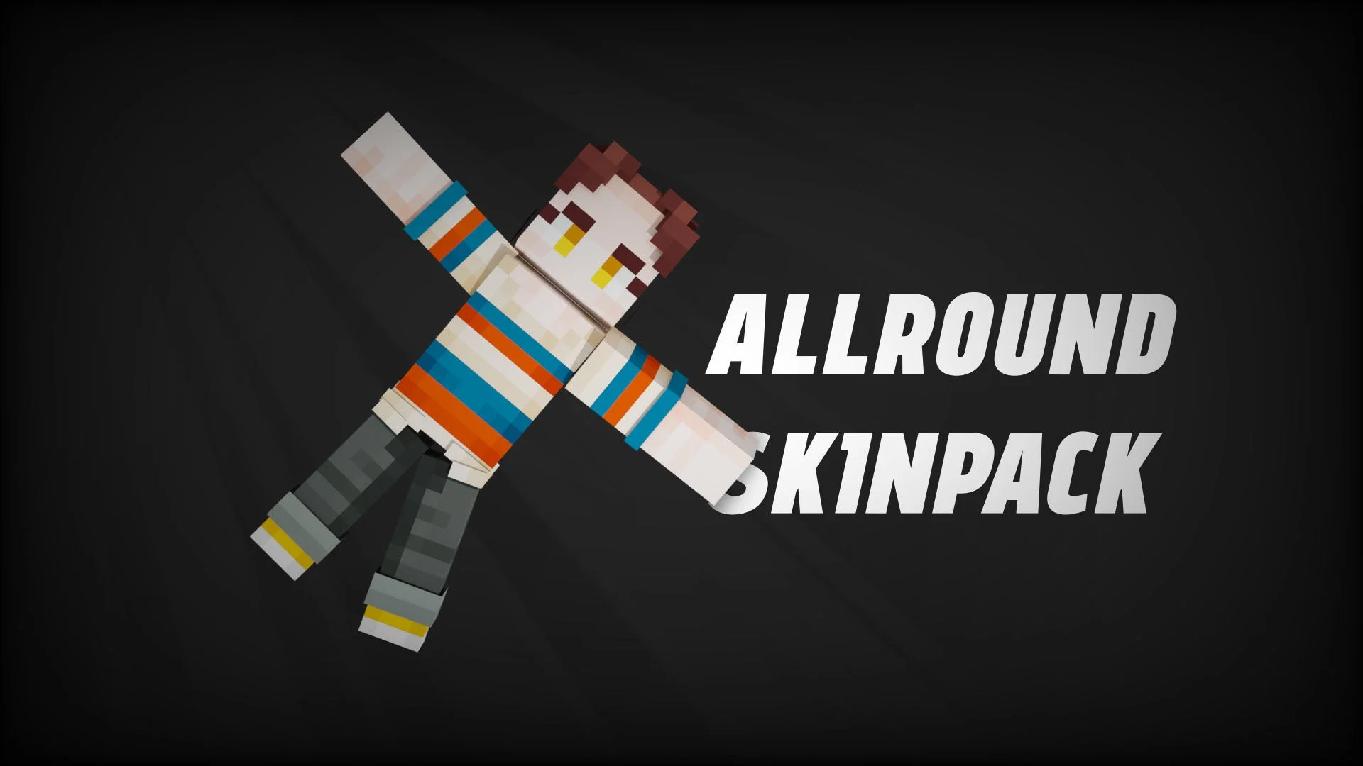 オールラウンドスキンパックのストライプTシャツスキン