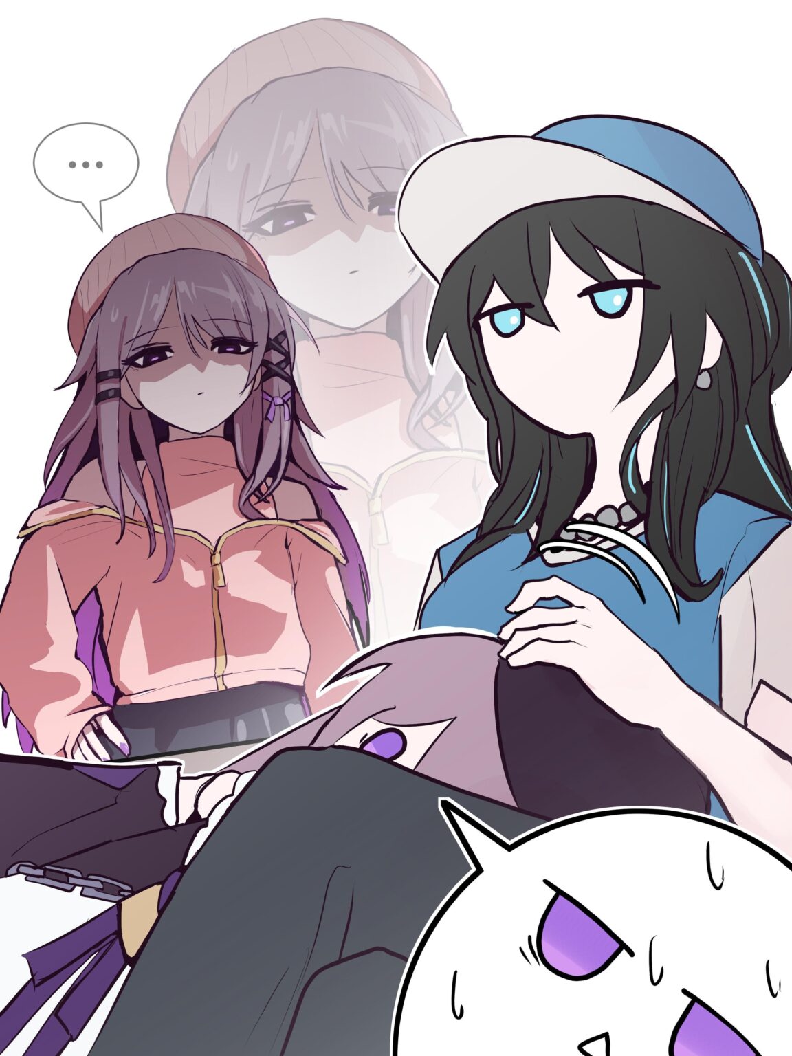 あなたの玉座 (膝枕) があなた自身の作品に盗まれたとき (상한초꼬 - @notfreshchocl)