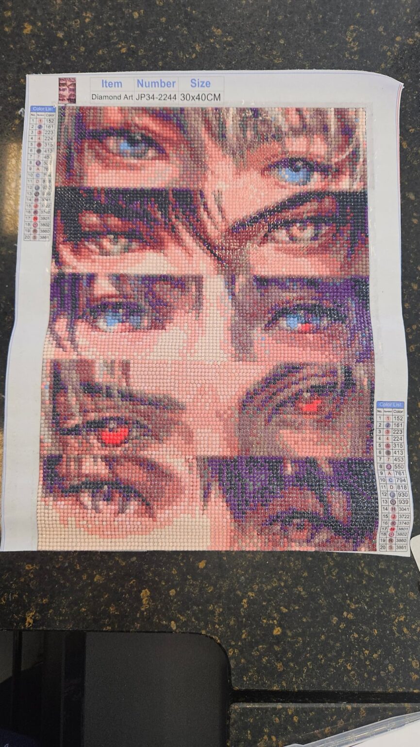 LASDダイヤモンドアート作品完成しました！