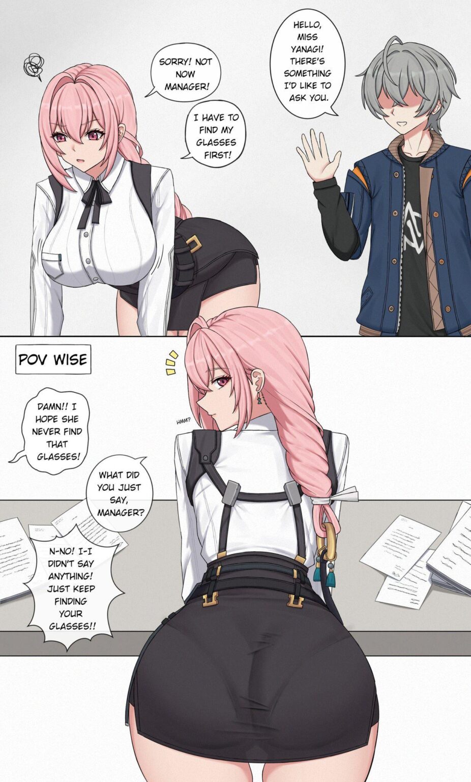 柳と彼女の gl(ASS) たち...😌 (X の @Naneesan1 より)