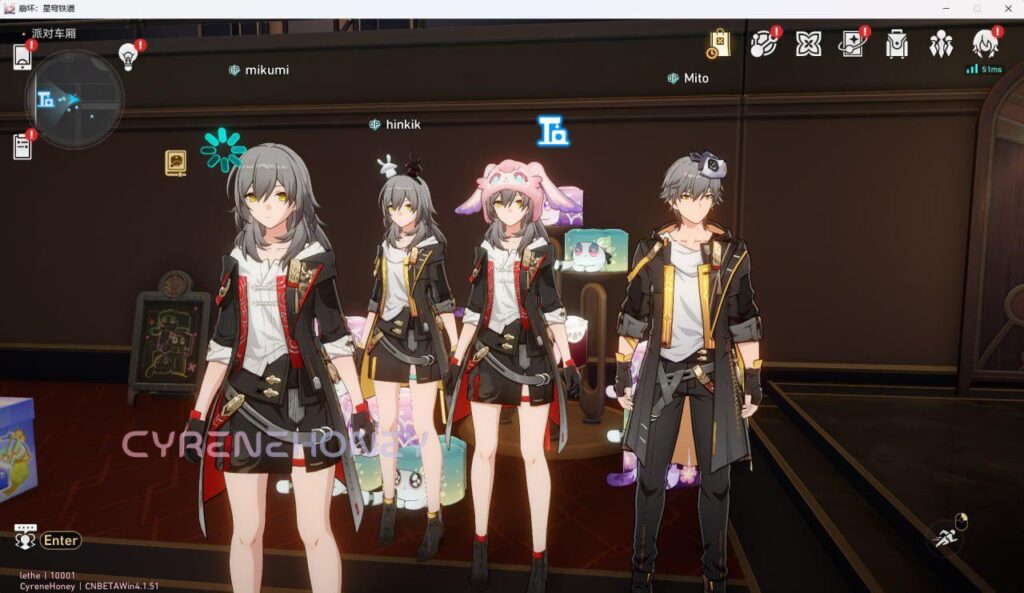 HSR 4.2 マルチプレイヤーの友人がゼーレ経由のアストラ エクスプレスで訪問