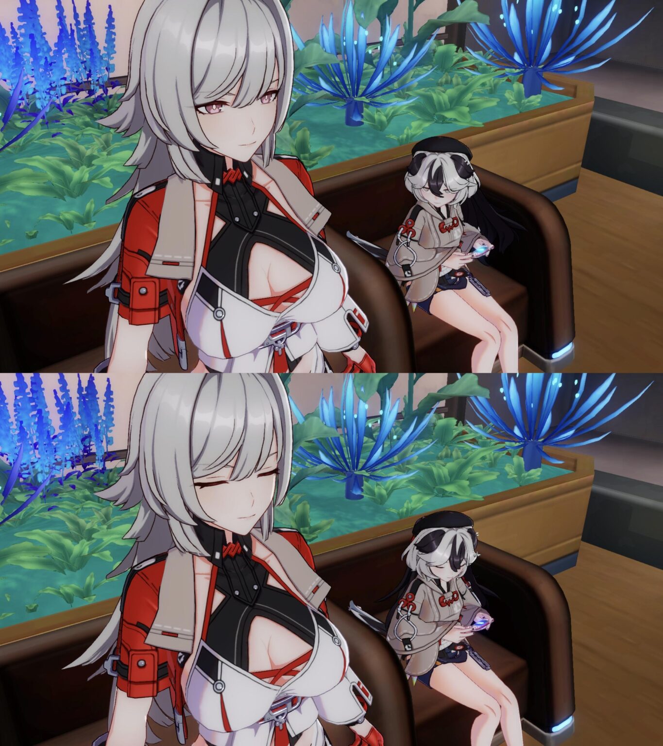 このカメラアングルはプロットに必要です 😌