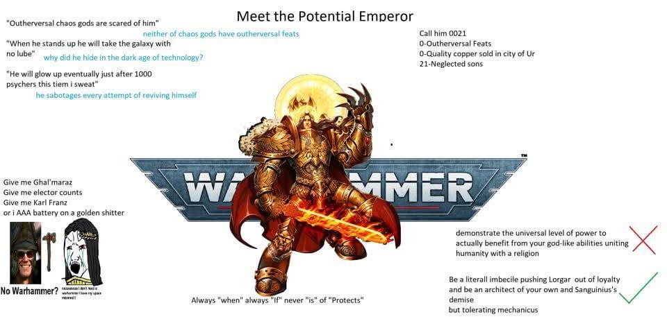 あなたの意見では、もしホンカイがウォーハンマー 40,000 銀河に現れたら、そこの文明は状況を解決できるでしょうか?