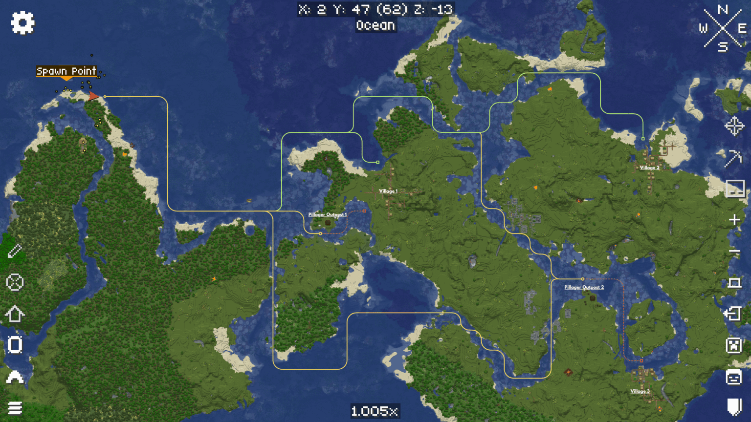 近くの 3 つの村の水路のうち 2 つは、略奪者の前哨基地によって守られています。