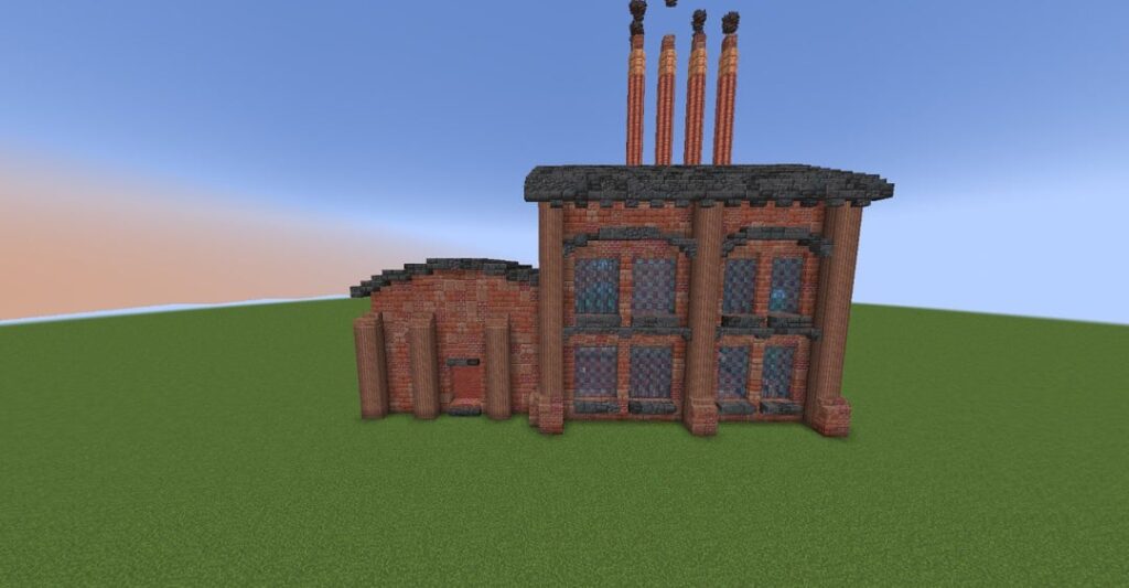 まさにビクトリア朝様式の工場