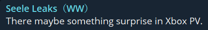 Seele 経由の Xbox PV について