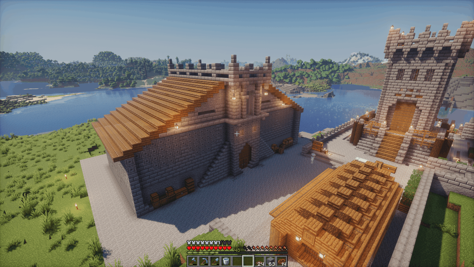 サバイバルで神殿を作りました。すべてのフィードバックを歓迎します。