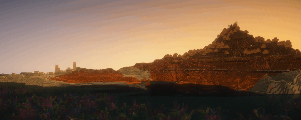 バッドランズと砂漠のスポーン島。 -3040565104989608552