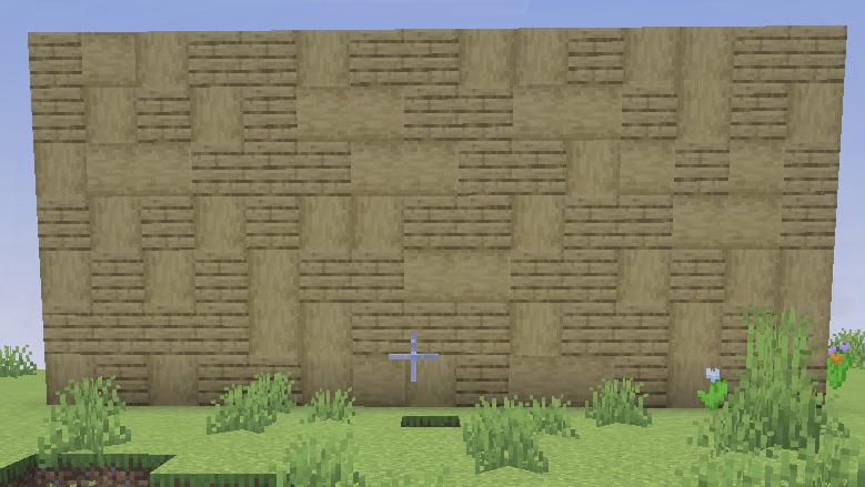 壁のテクスチャが悪いように見えます